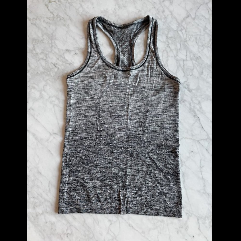 Lululemon Gray Swiftly Tech Racerback Tank Top - Size 4